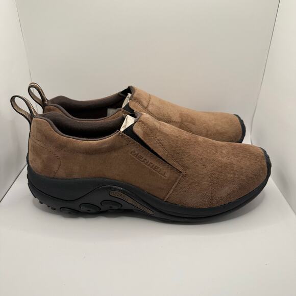 Merrell Men’s Jungle‎ Moc Dark Earth Brown Suede Leather Shoe Boot- Size 12 main image 5